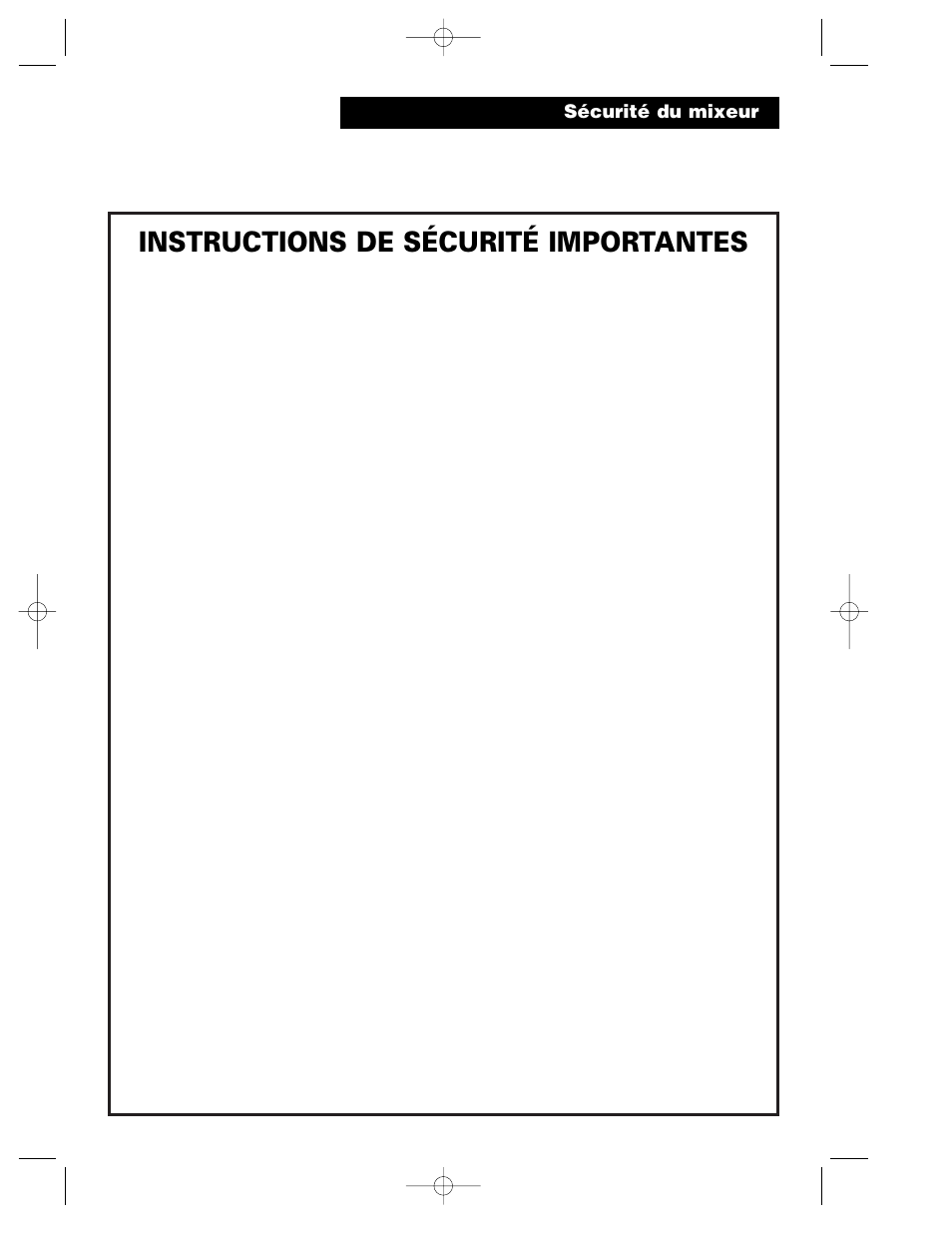 Conservez ces instructions, Instructions de sécurité importantes, Avertissement | Hamilton Beach Summit Series User Manual | Page 17 / 152