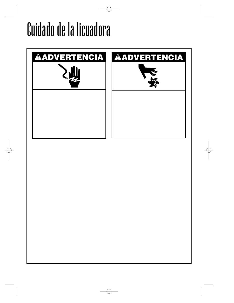 Cuidado de la licuadora, Wadvertencia | Hamilton Beach Summit Series User Manual | Page 38 / 152