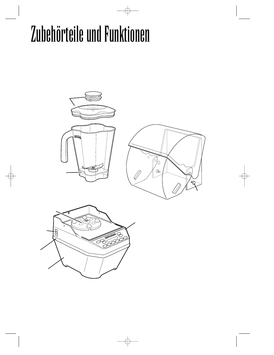 Zubehörteile und funktionen | Hamilton Beach Summit Series User Manual | Page 78 / 152