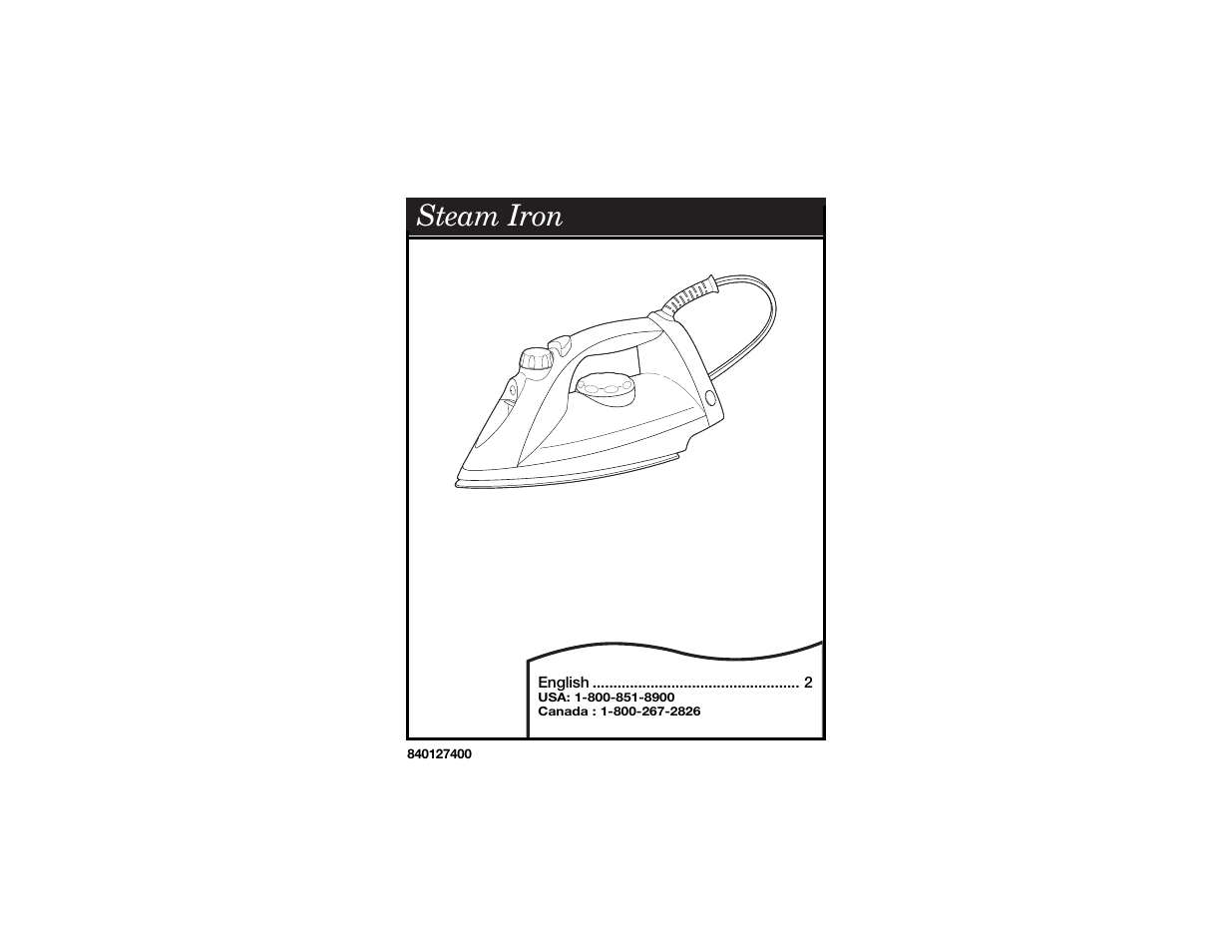 Hamilton Beach 840127400 User Manual | 5 pages