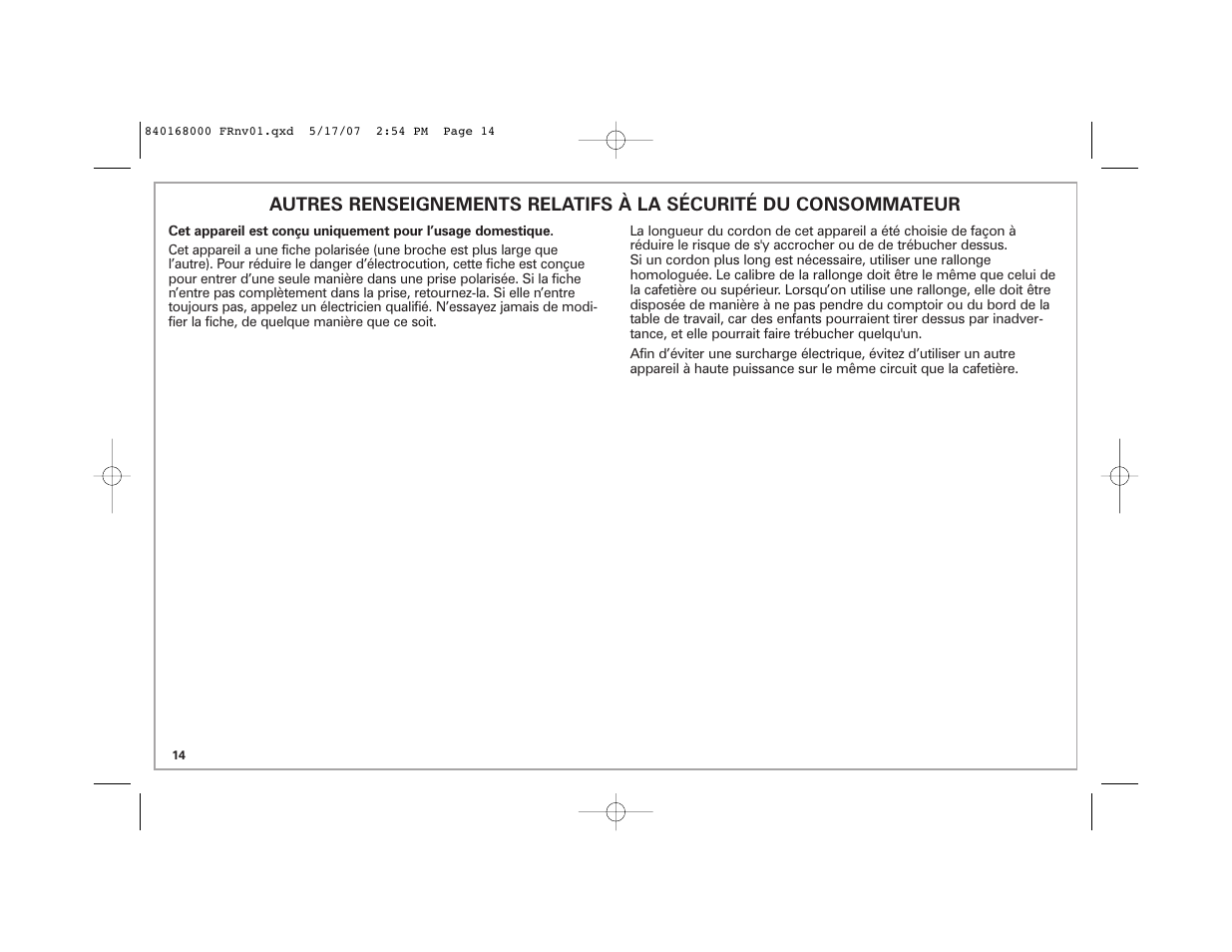 Hamilton Beach 45238C User Manual | Page 14 / 36
