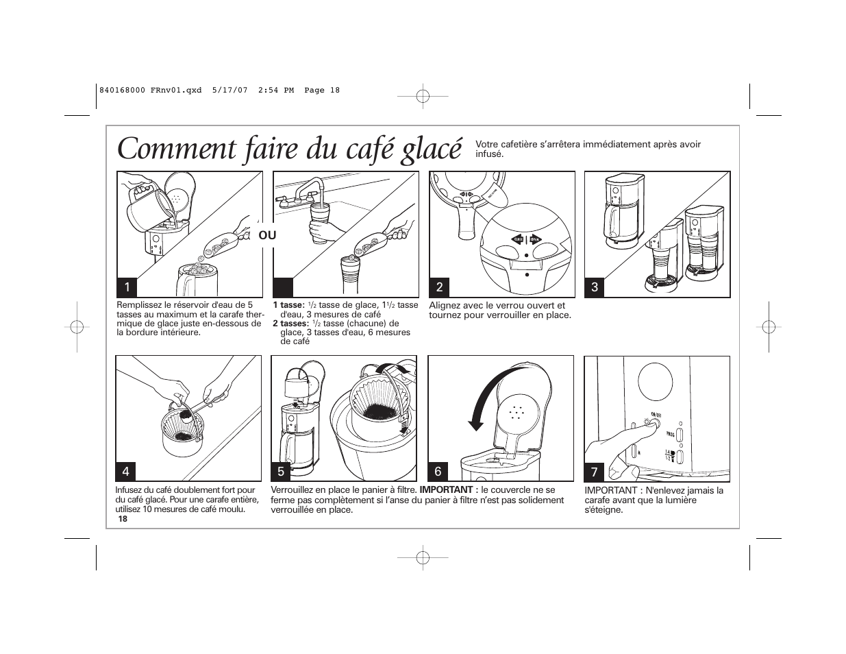 Comment faire du café glacé | Hamilton Beach 45238C User Manual | Page 18 / 36