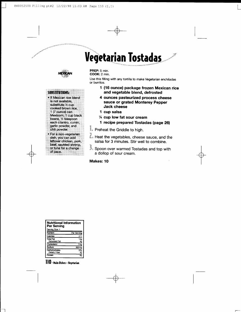 Makes: 10 | Hamilton Beach MealMaker Express 80200 User Manual | Page 110 / 123