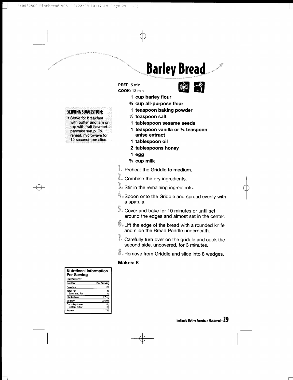 2 tablespoons honey, 1 egg, Cup milk | Hamilton Beach MealMaker Express 80200 User Manual | Page 29 / 123