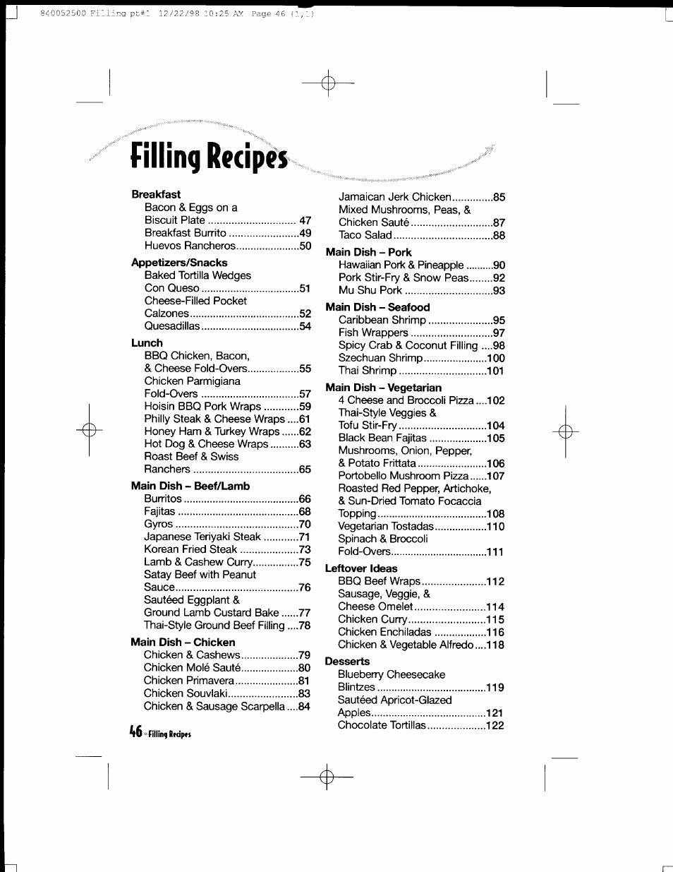 Hamilton Beach MealMaker Express 80200 User Manual | Page 46 / 123