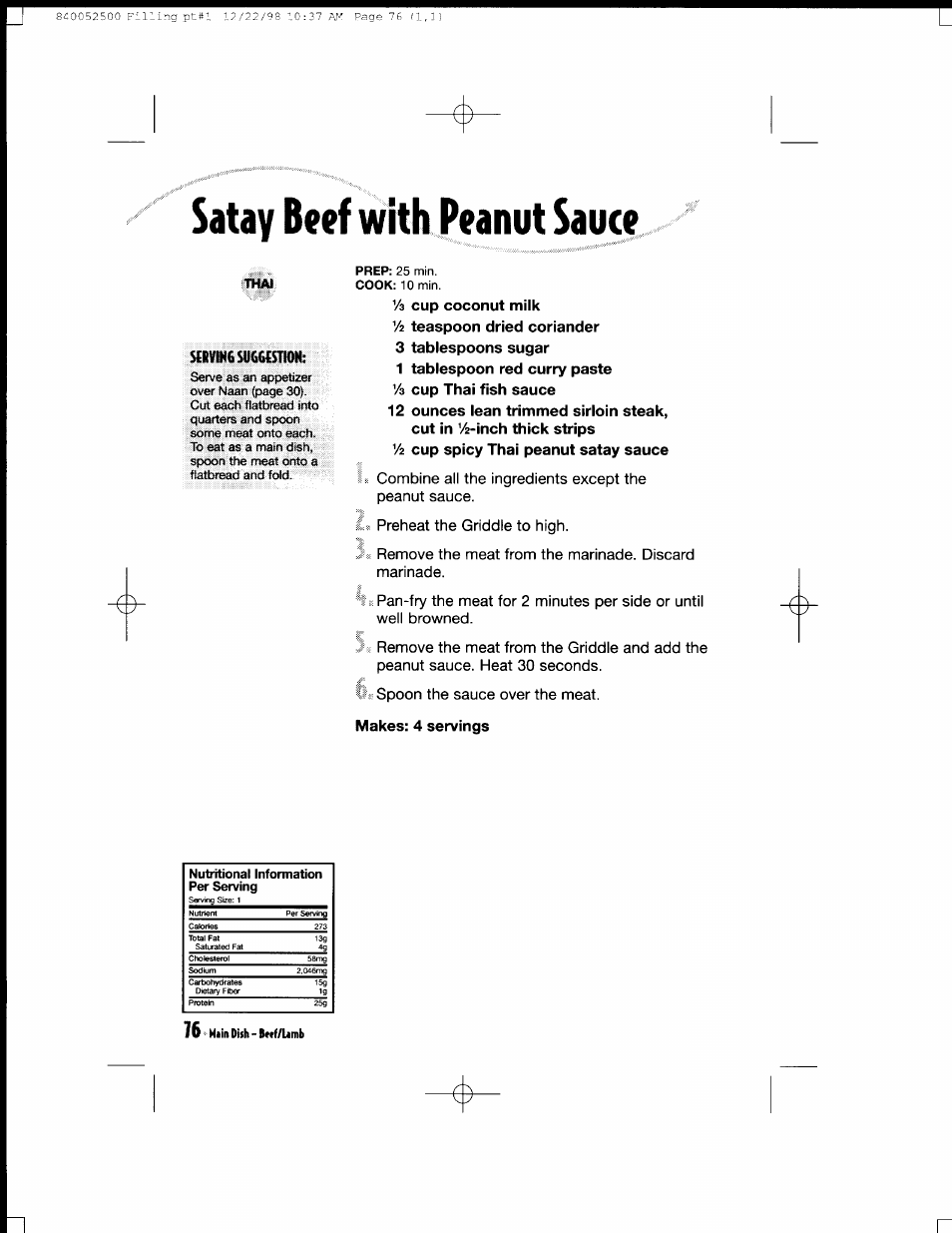 S{rvin6su66csnon, Spoon the sauce over the meat | Hamilton Beach MealMaker Express 80200 User Manual | Page 76 / 123