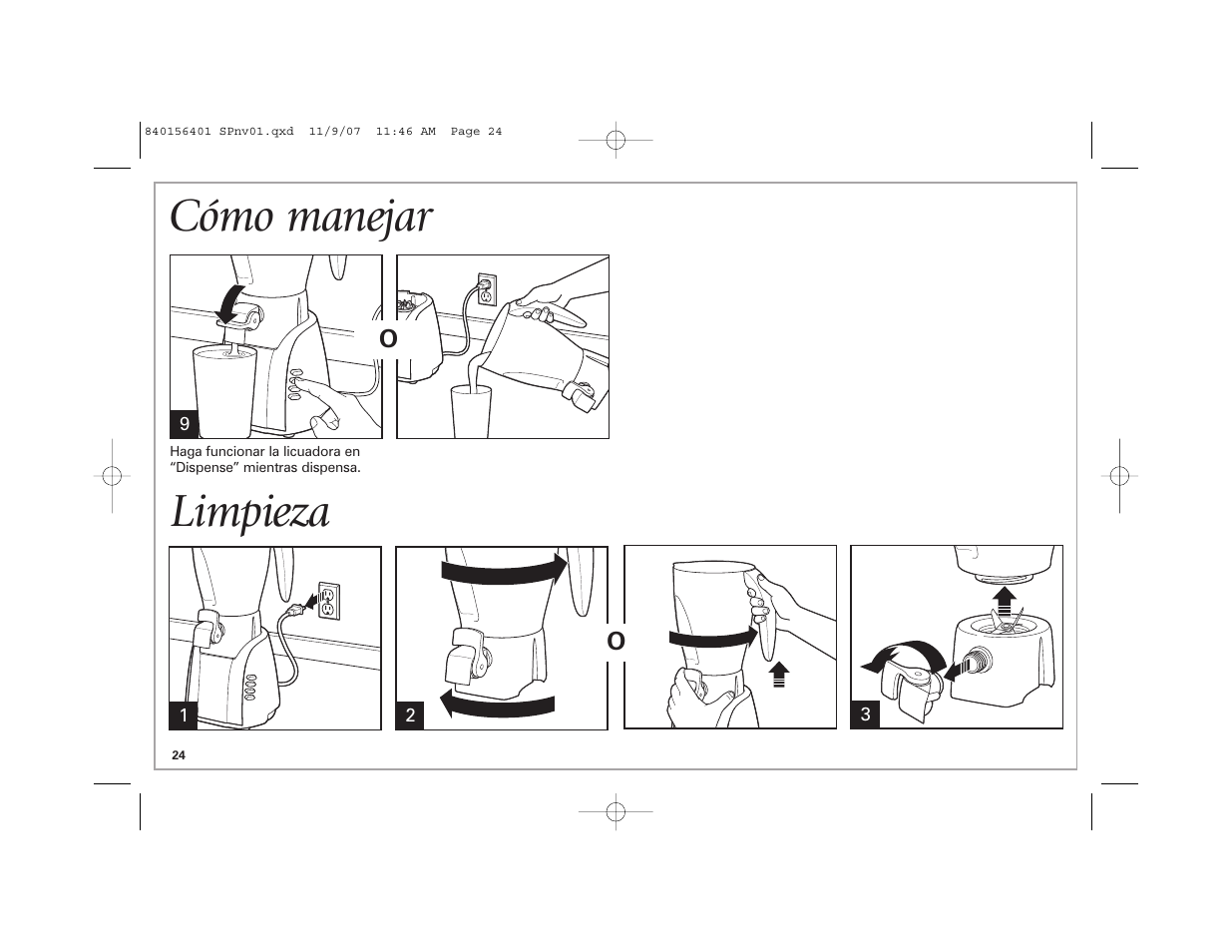 Limpieza, Cómo manejar | Hamilton Beach Wave Station Plus User Manual | Page 24 / 32