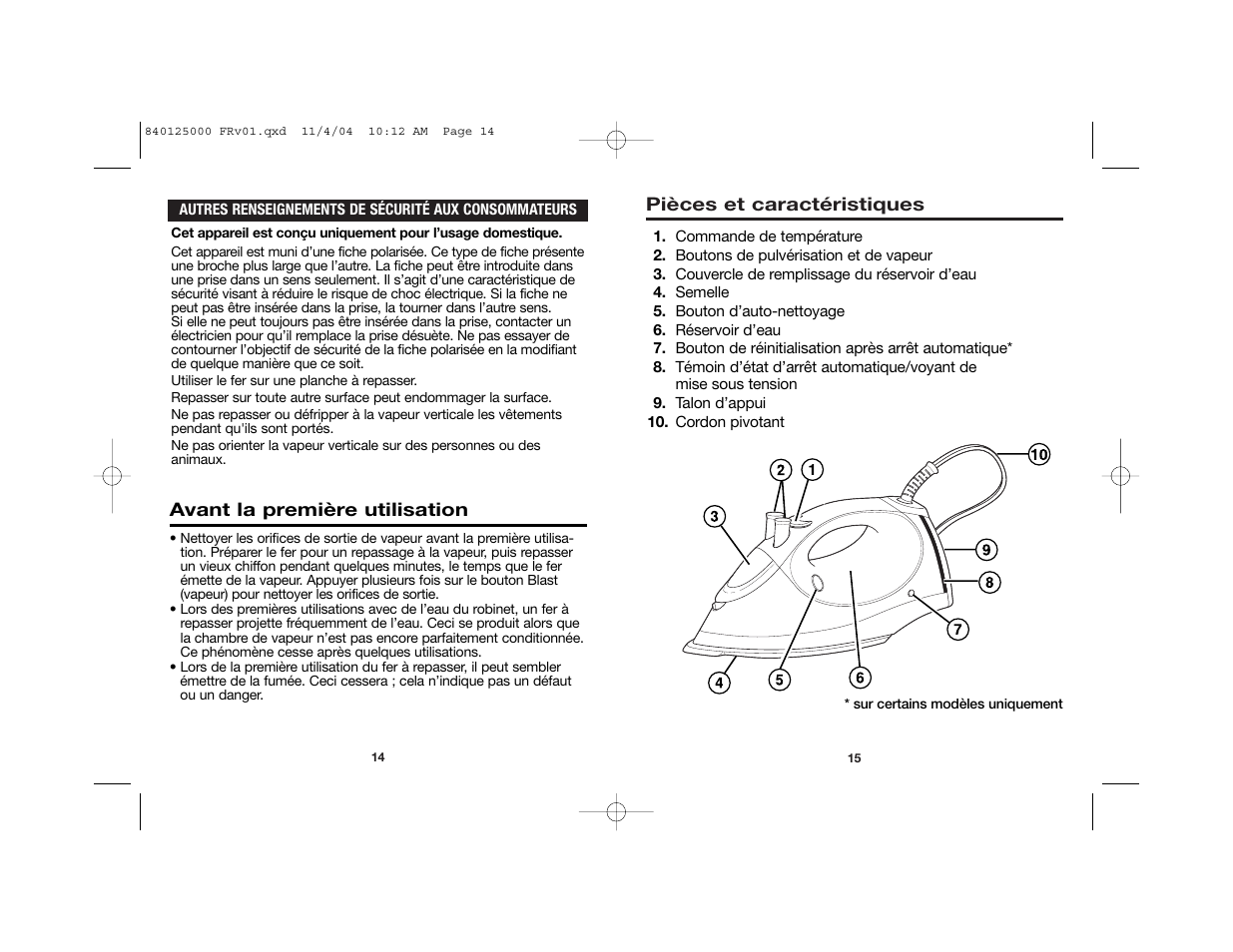 Hamilton Beach 14885C User Manual | Page 9 / 22