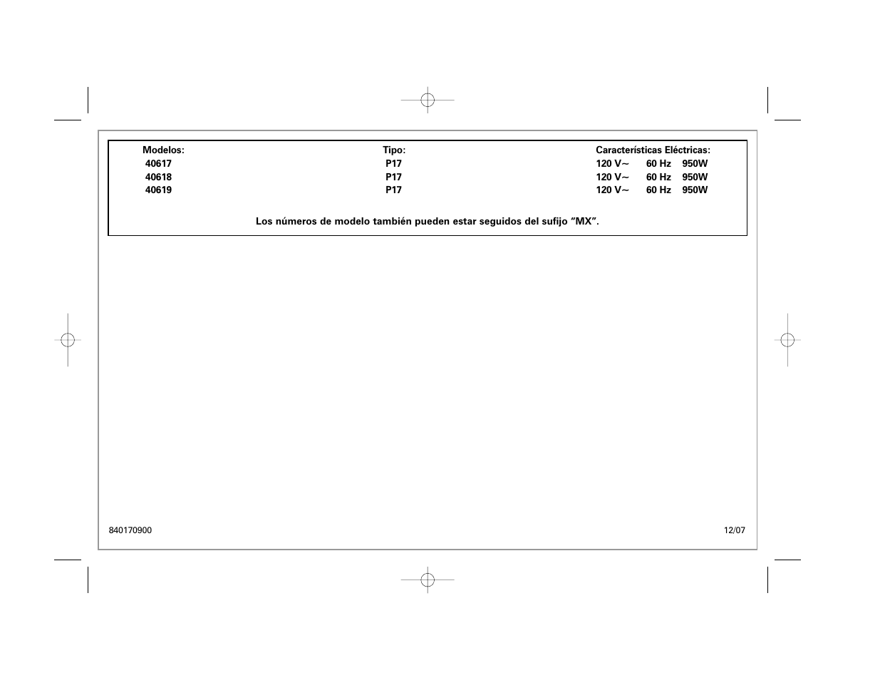 Hamilton Beach 40619 User Manual | Page 24 / 24