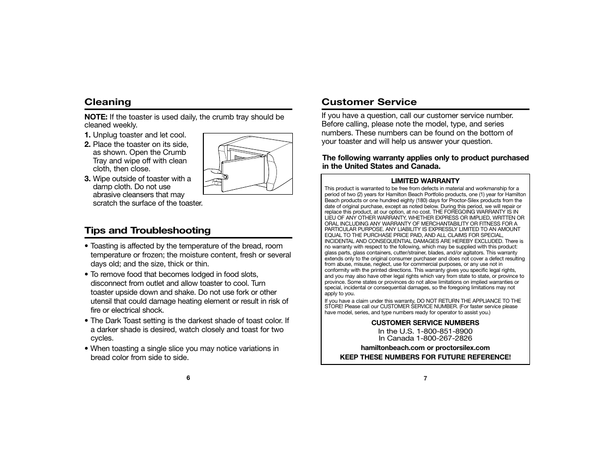 Hamilton Beach 840124100 User Manual | Page 4 / 5
