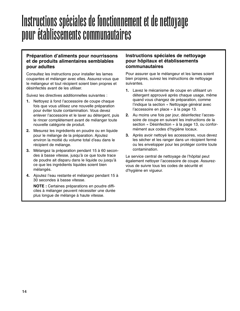 Hamilton Beach Immersion Mixer User Manual | Page 14 / 24