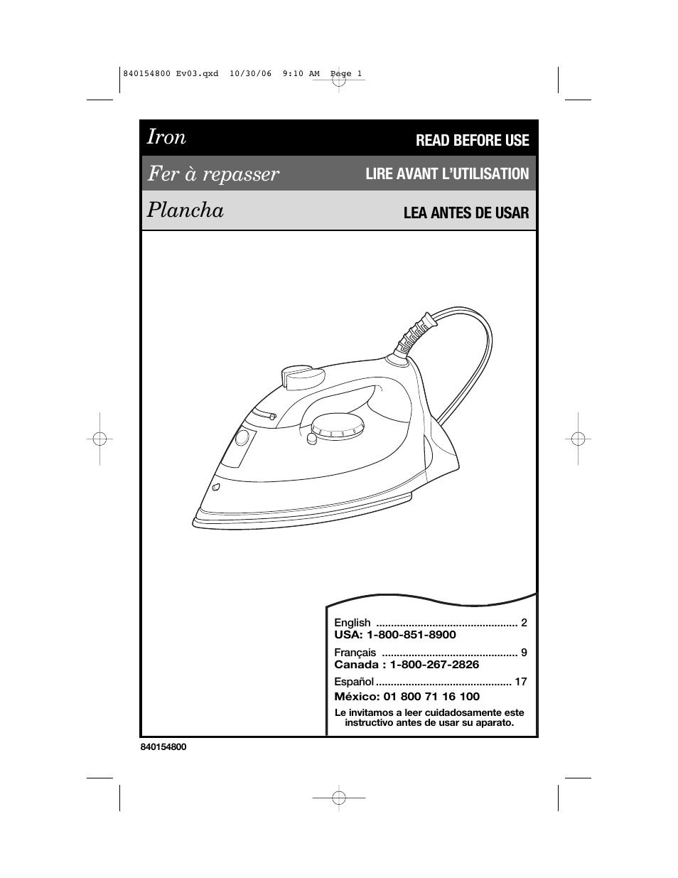 Hamilton Beach 840154800 User Manual | 24 pages