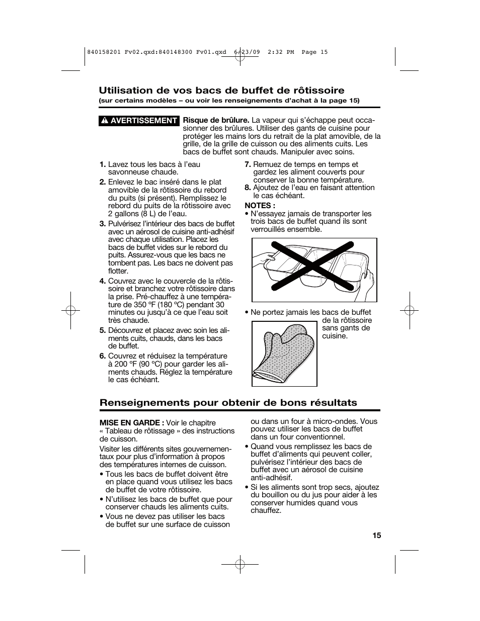 Hamilton Beach 840158201 User Manual | Page 15 / 32