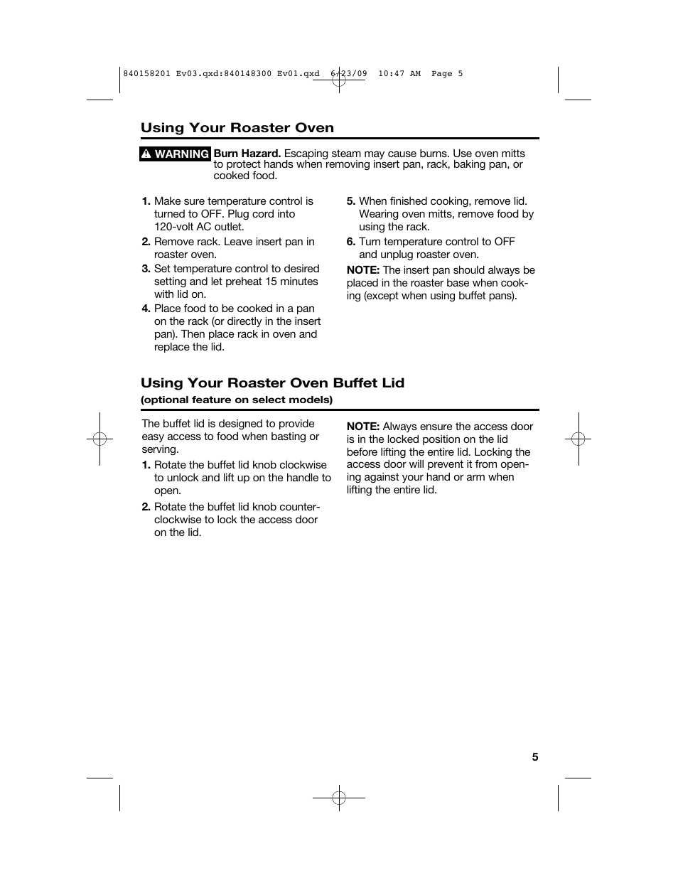 Hamilton Beach 840158201 User Manual | Page 5 / 32