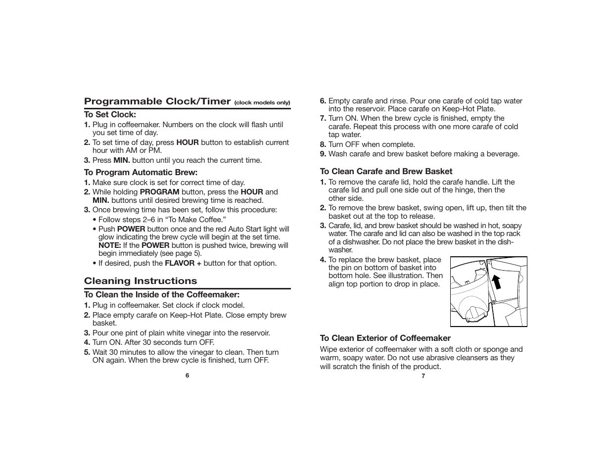 Hamilton Beach FlavorPlus 840106700 User Manual | Page 4 / 6