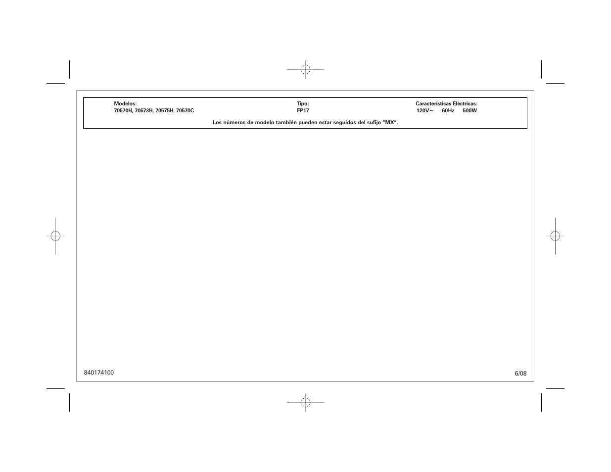 Hamilton Beach 70570C User Manual | Page 36 / 36