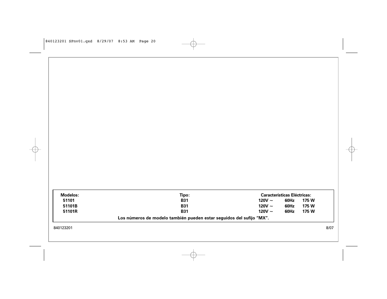 Hamilton Beach Single-Serve Blender User Manual | Page 20 / 20
