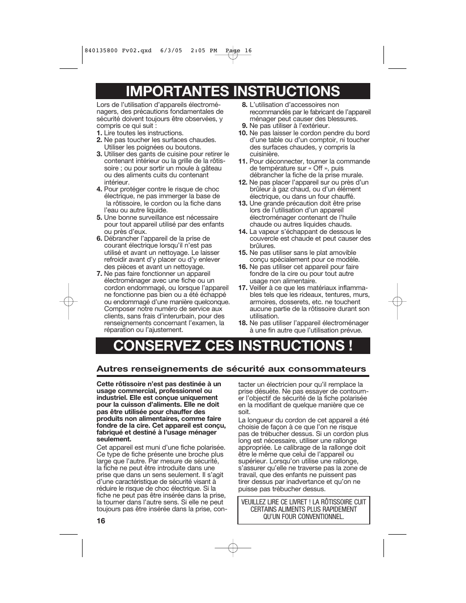 Hamilton Beach 32184C User Manual | Page 16 / 48