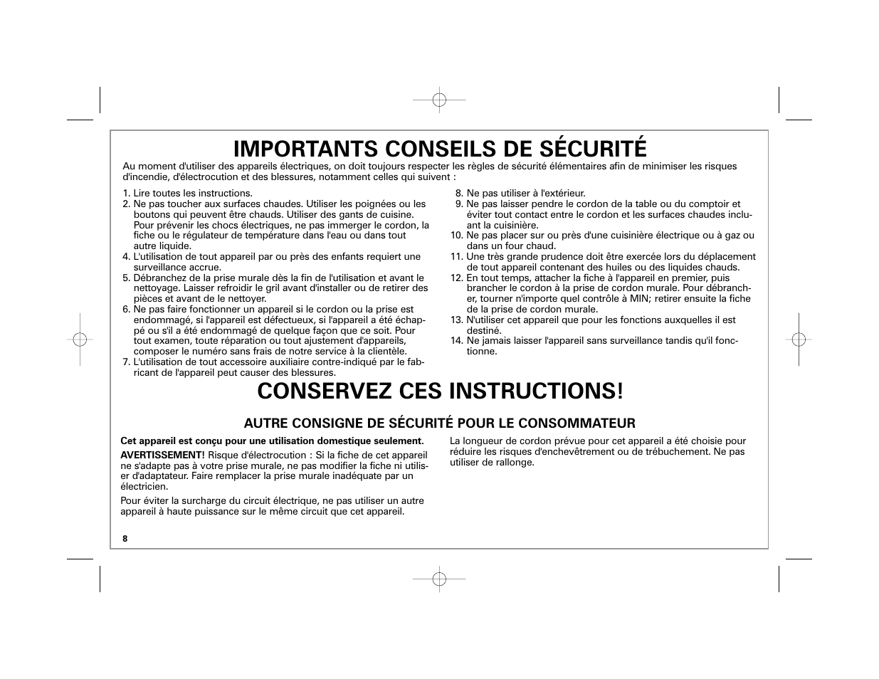 Hamilton Beach 38540 User Manual | Page 8 / 20