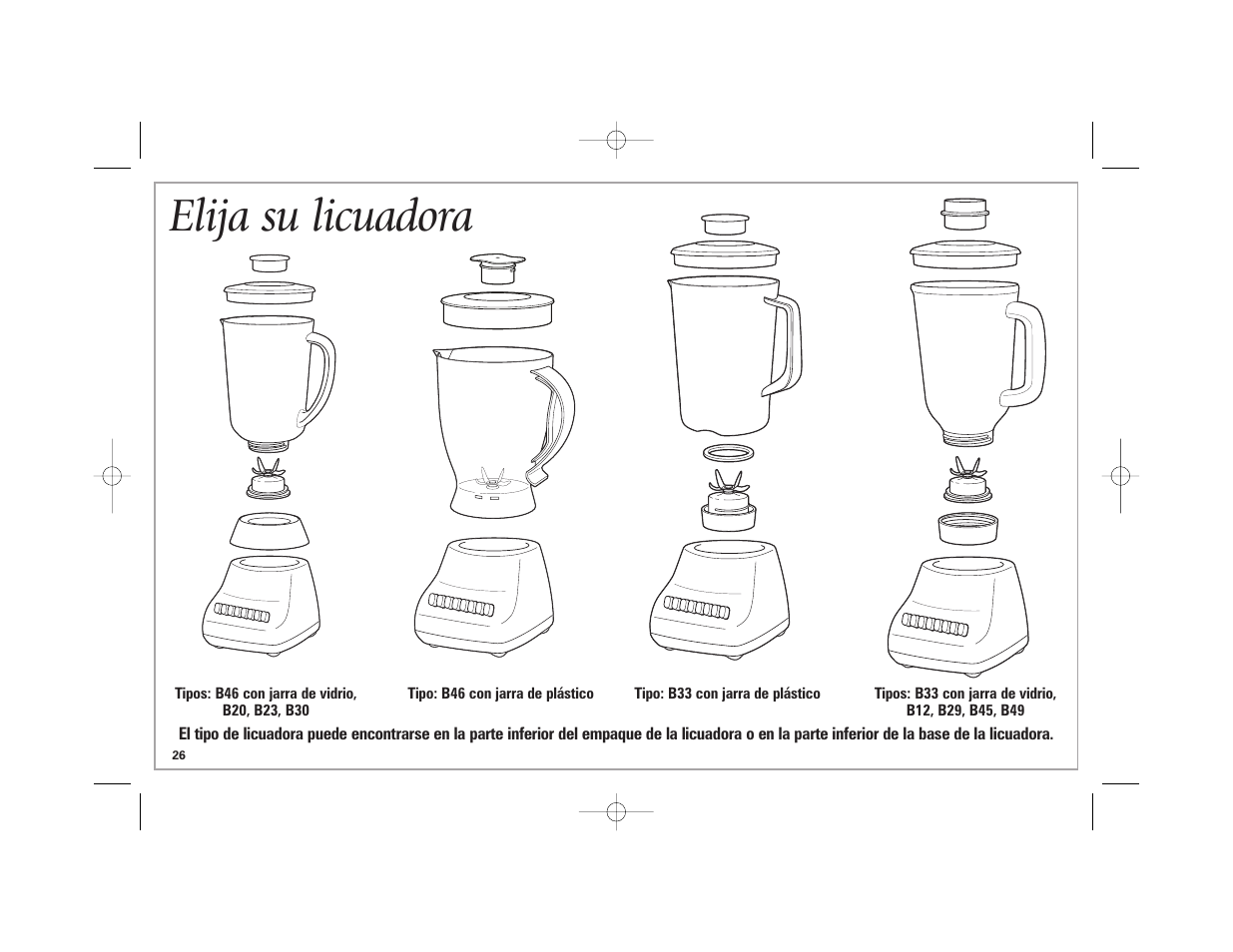 Elija su licuadora | Hamilton Beach 840164501 User Manual | Page 26 / 36