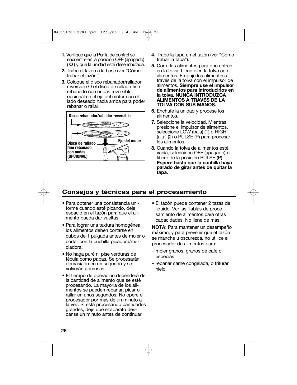 Hamilton Beach 70610C User Manual | Page 26 / 32