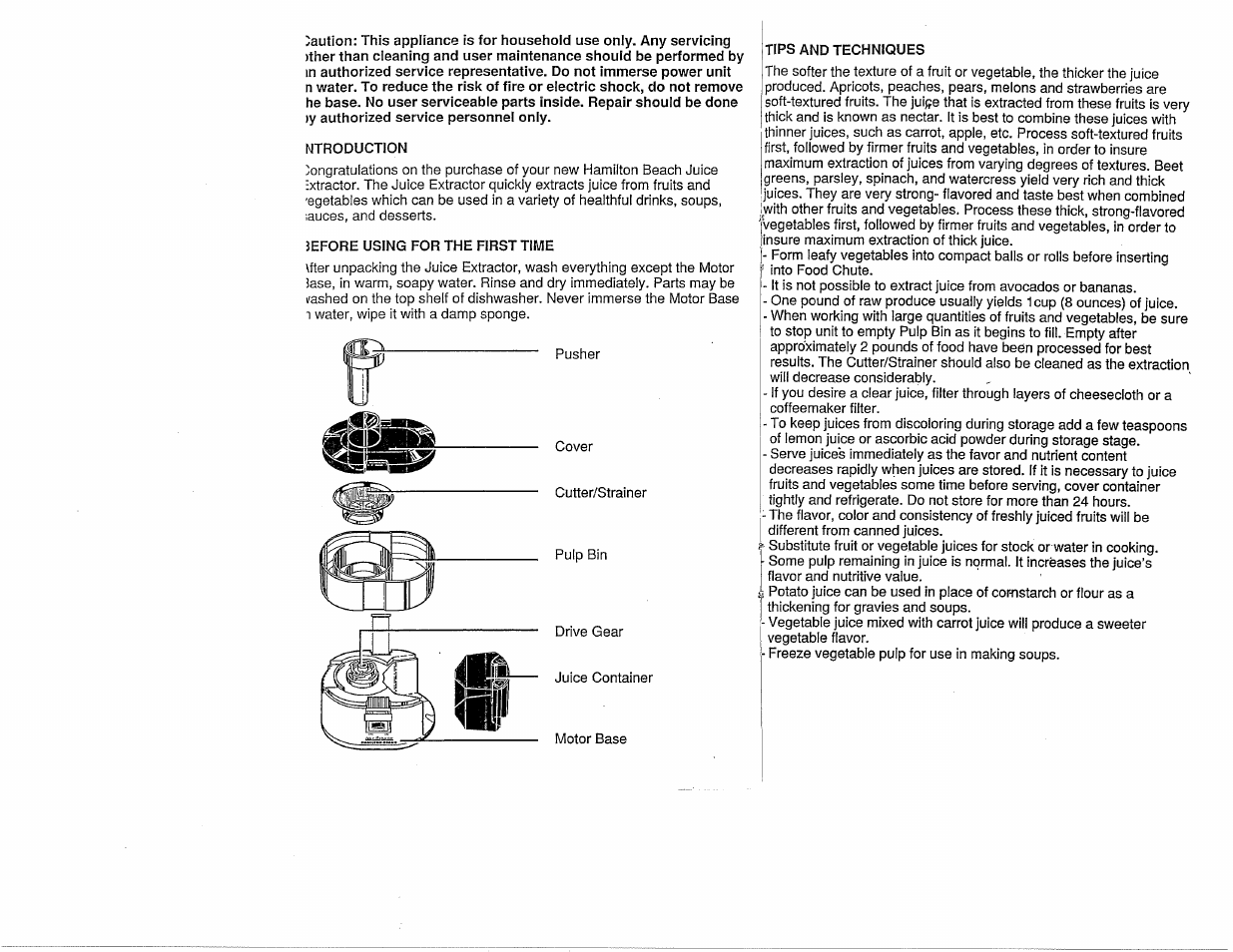 Hamilton Beach 395W User Manual | Page 4 / 5