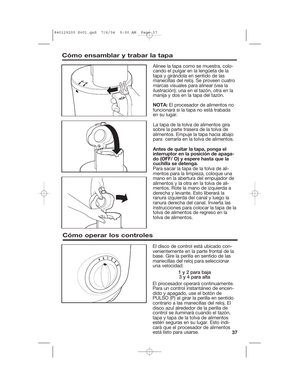 Hamilton Beach 70590C User Manual | Page 37 / 52