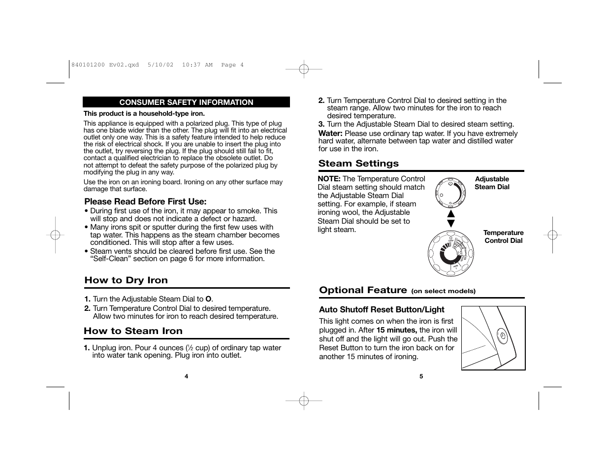 Hamilton Beach 840101200 User Manual | Page 3 / 11