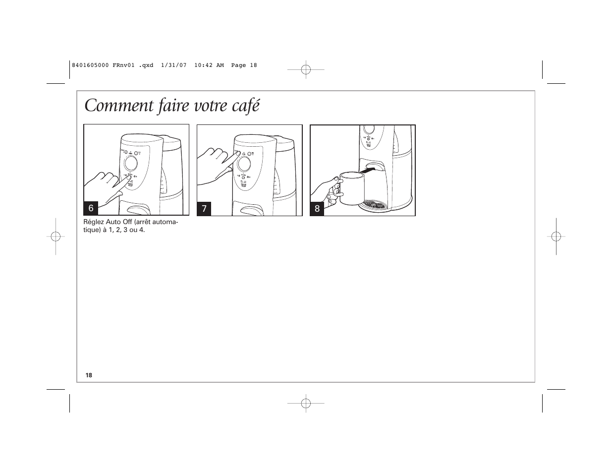 Comment faire votre café | Hamilton Beach BrewStation Deluxe 47454C User Manual | Page 18 / 40