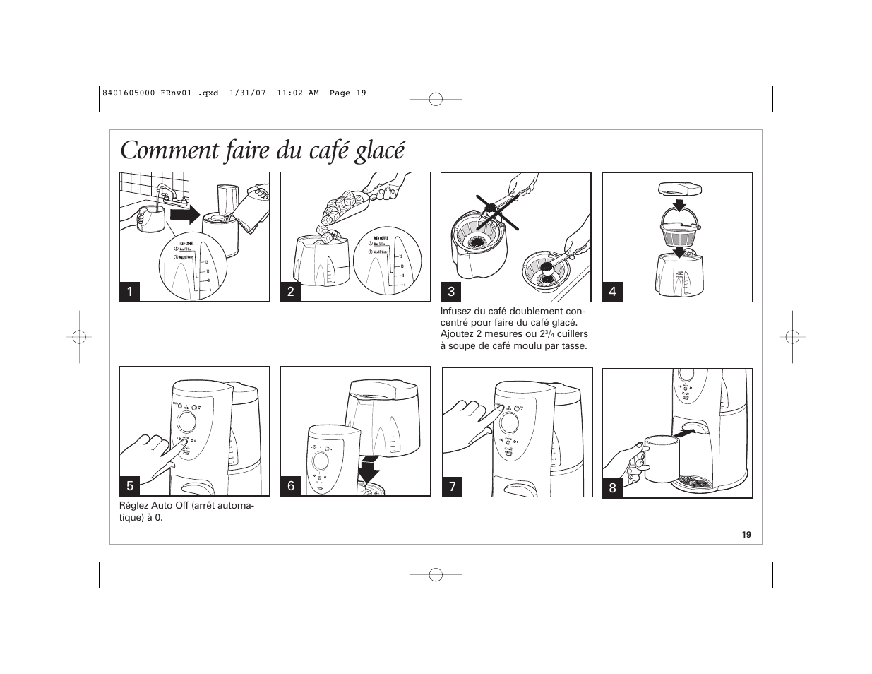 Comment faire du café glacé | Hamilton Beach BrewStation Deluxe 47454C User Manual | Page 19 / 40