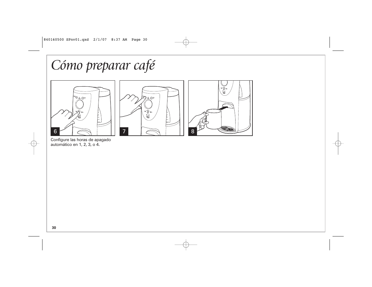 Cómo preparar café | Hamilton Beach BrewStation Deluxe 47454C User Manual | Page 30 / 40