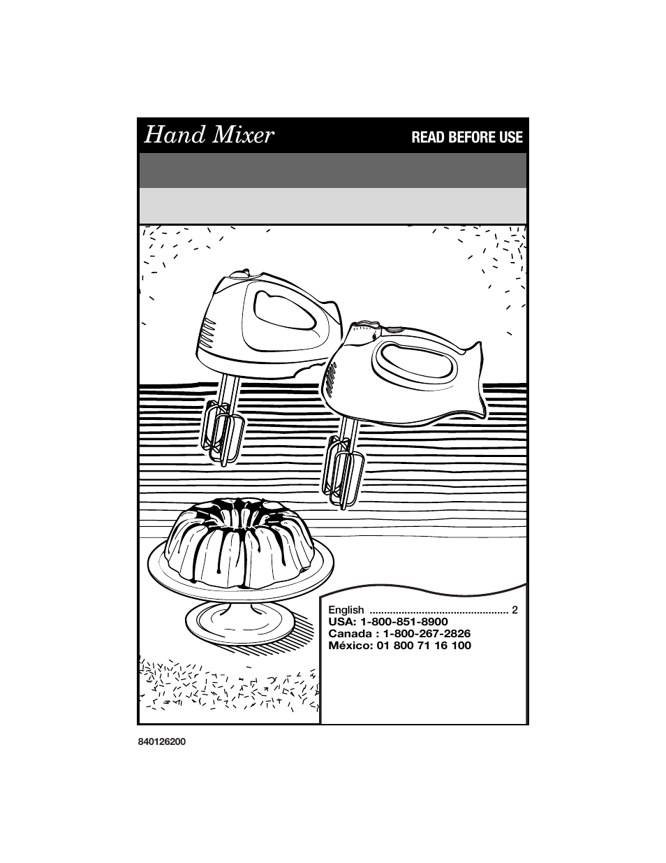 Hamilton Beach 840126200 User Manual | 10 pages