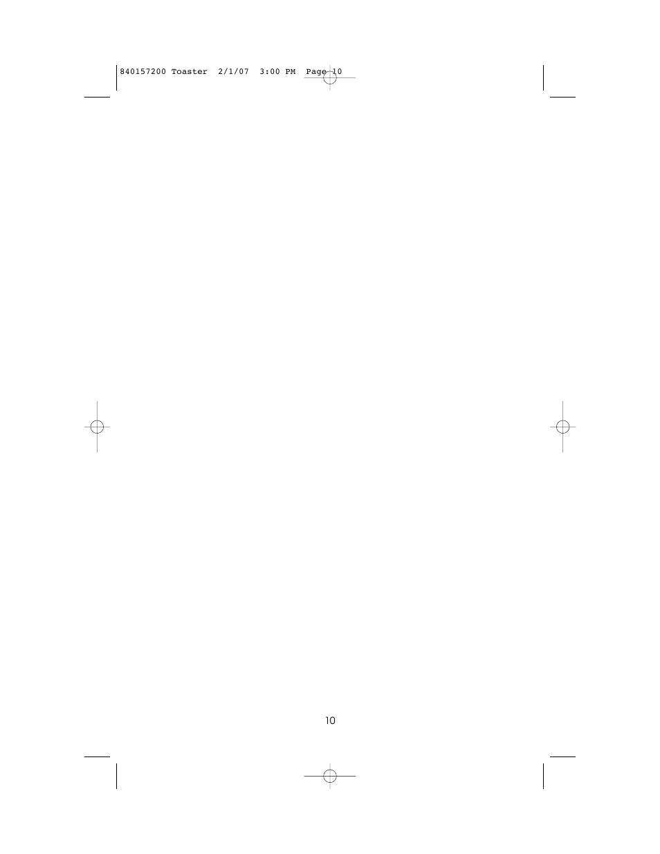 Hamilton Beach 840157200 User Manual | Page 10 / 12