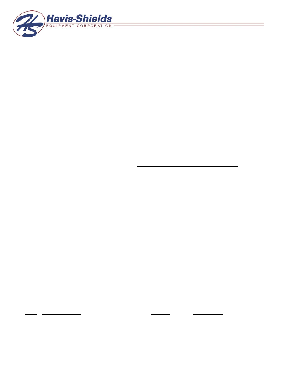 Havis-Shields Kwik-Kit KK-120-05 User Manual | 22 pages