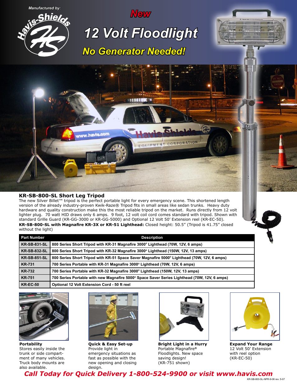 Havis-Shields KR-732 User Manual | 1 page