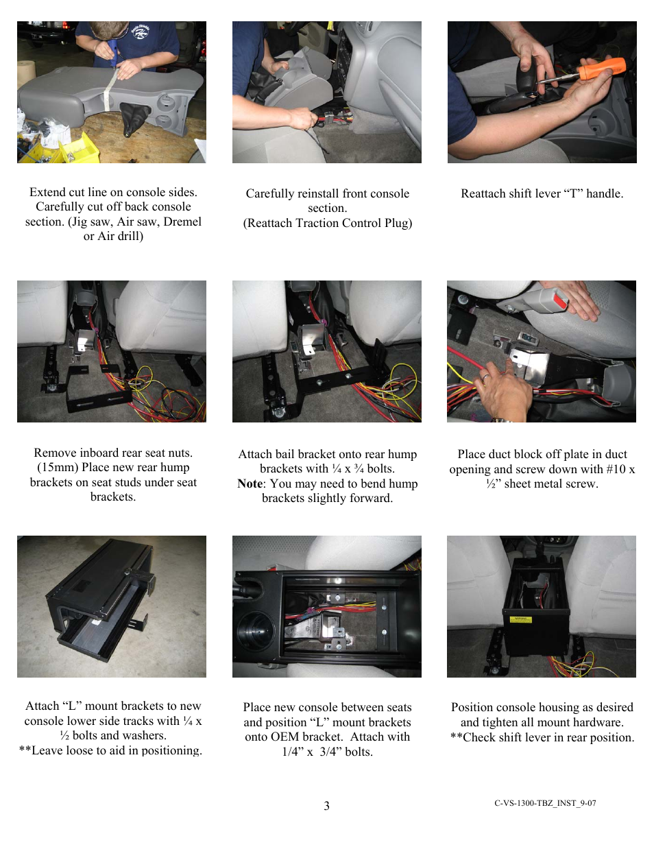 Havis-Shields C-VS-1300-TBZ User Manual | Page 3 / 4