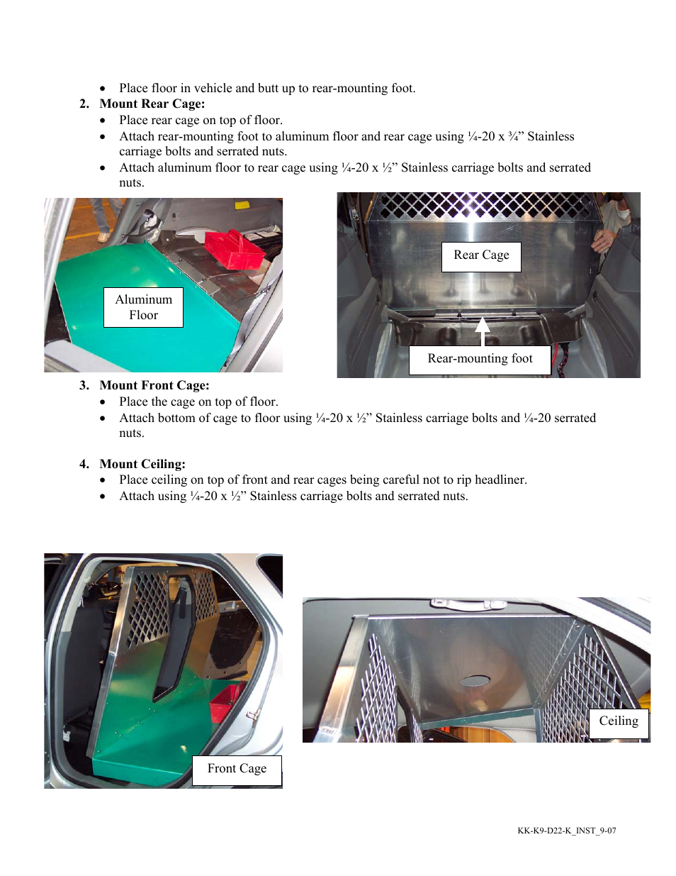 Havis-Shields KK-K9-D22-K User Manual | Page 6 / 11
