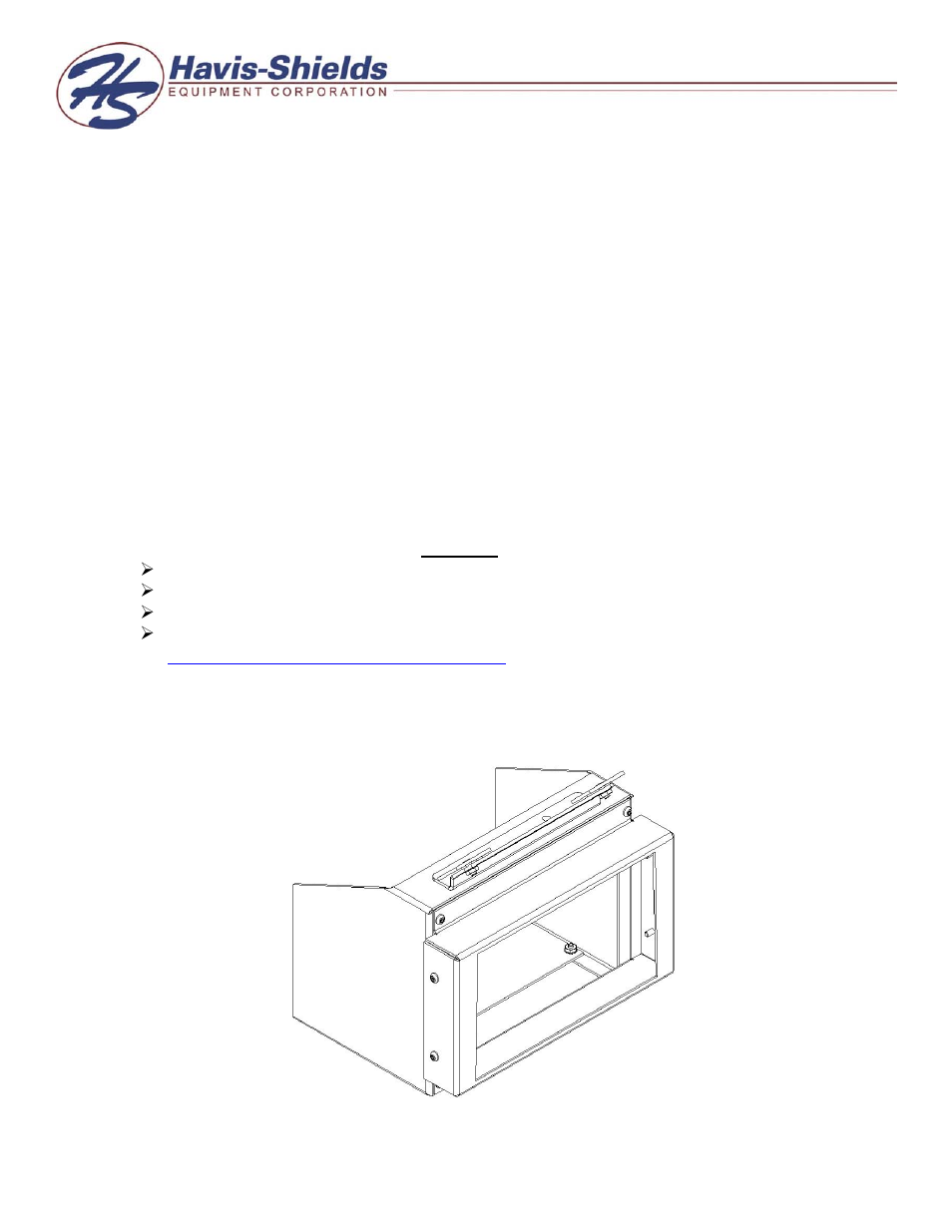 Havis-Shields Radio Relocation Housing S-CM-112-IMP-1 User Manual | 3 pages