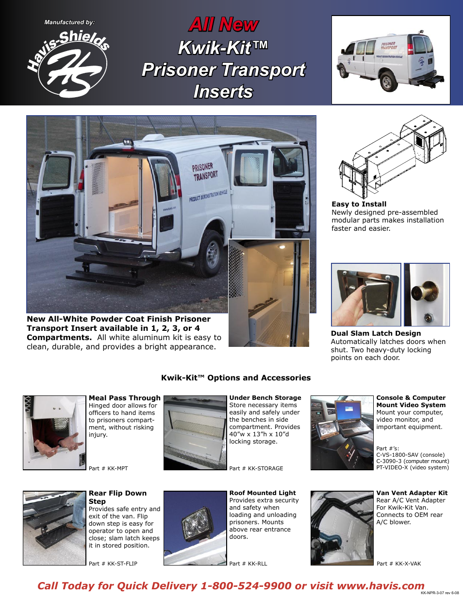 Havis-Shields KK-x-96-01 User Manual | 2 pages