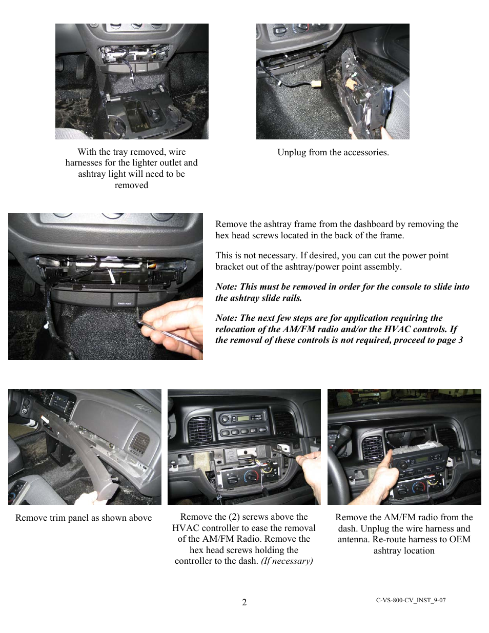Havis-Shields C-VS-800-CV User Manual | Page 2 / 4