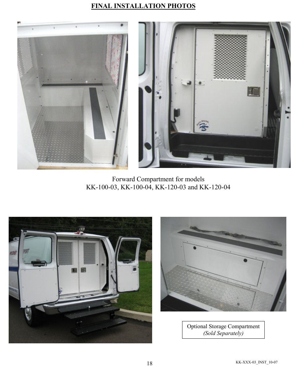 Havis-Shields Kwik-Kit KK-100-03 User Manual | Page 18 / 20