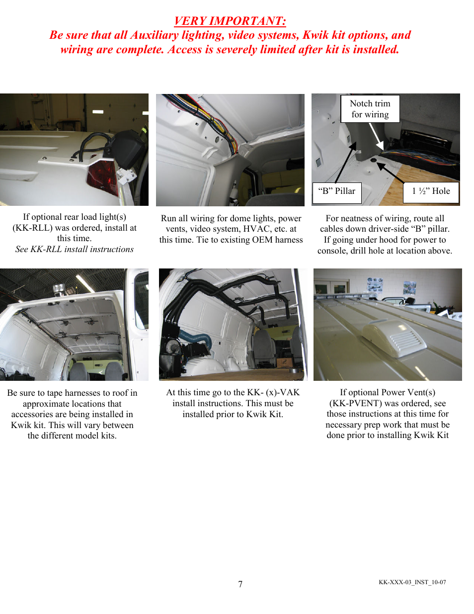 Havis-Shields Kwik-Kit KK-100-03 User Manual | Page 7 / 20