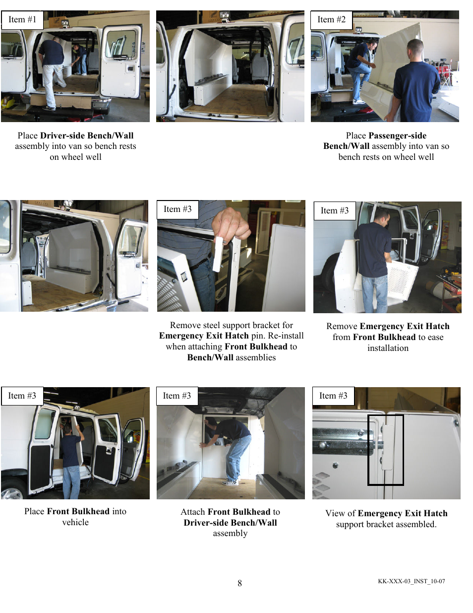 Havis-Shields Kwik-Kit KK-100-03 User Manual | Page 8 / 20