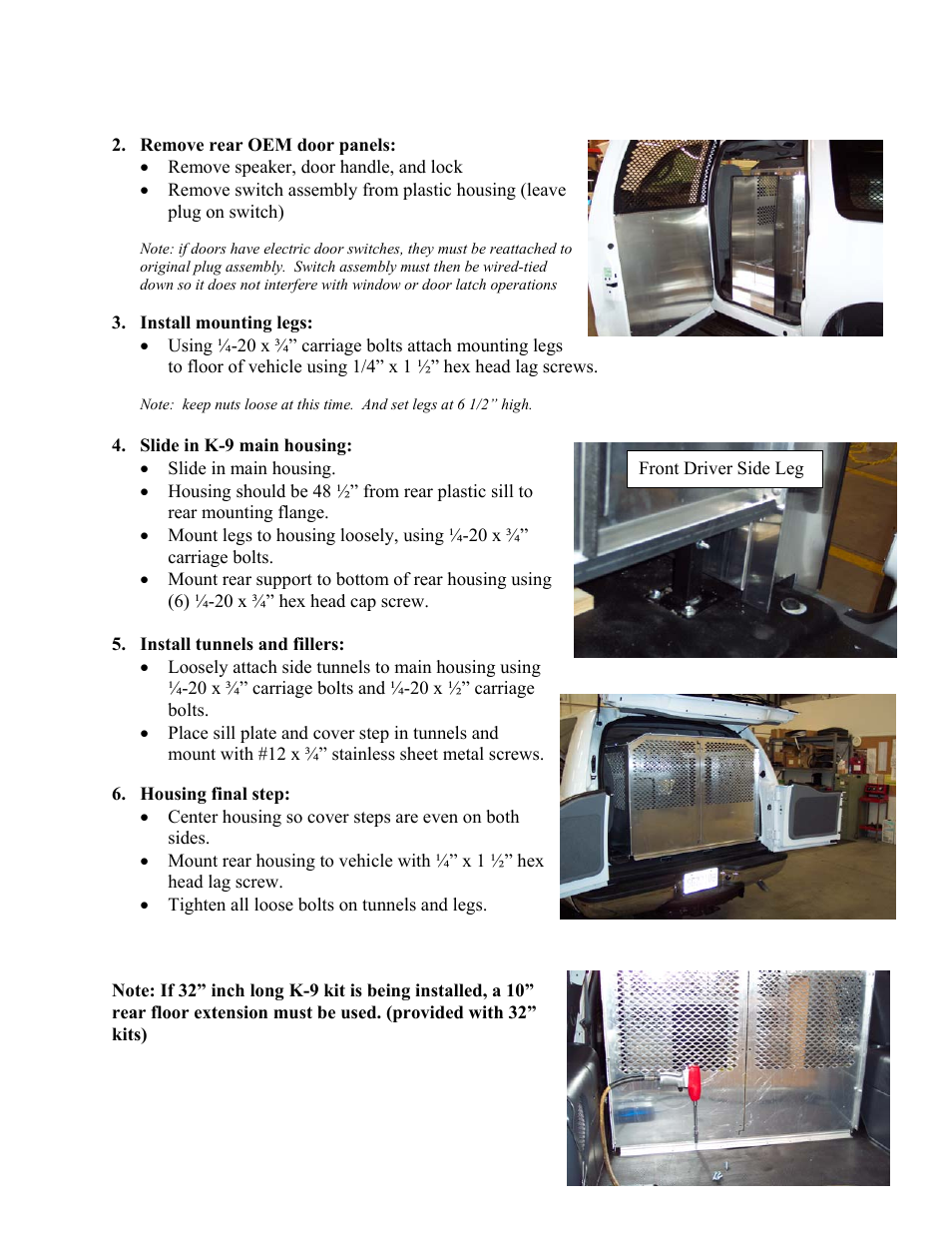 Havis-Shields KK-K9-F12-K User Manual | Page 2 / 3