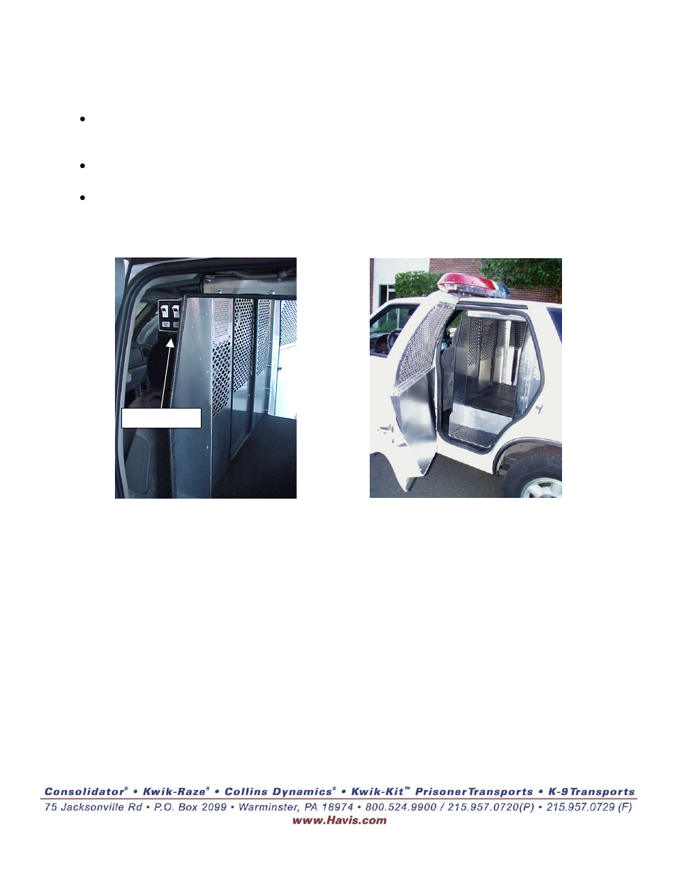 Havis-Shields K-9 Kit KK-K9-C15-K User Manual | Page 5 / 5