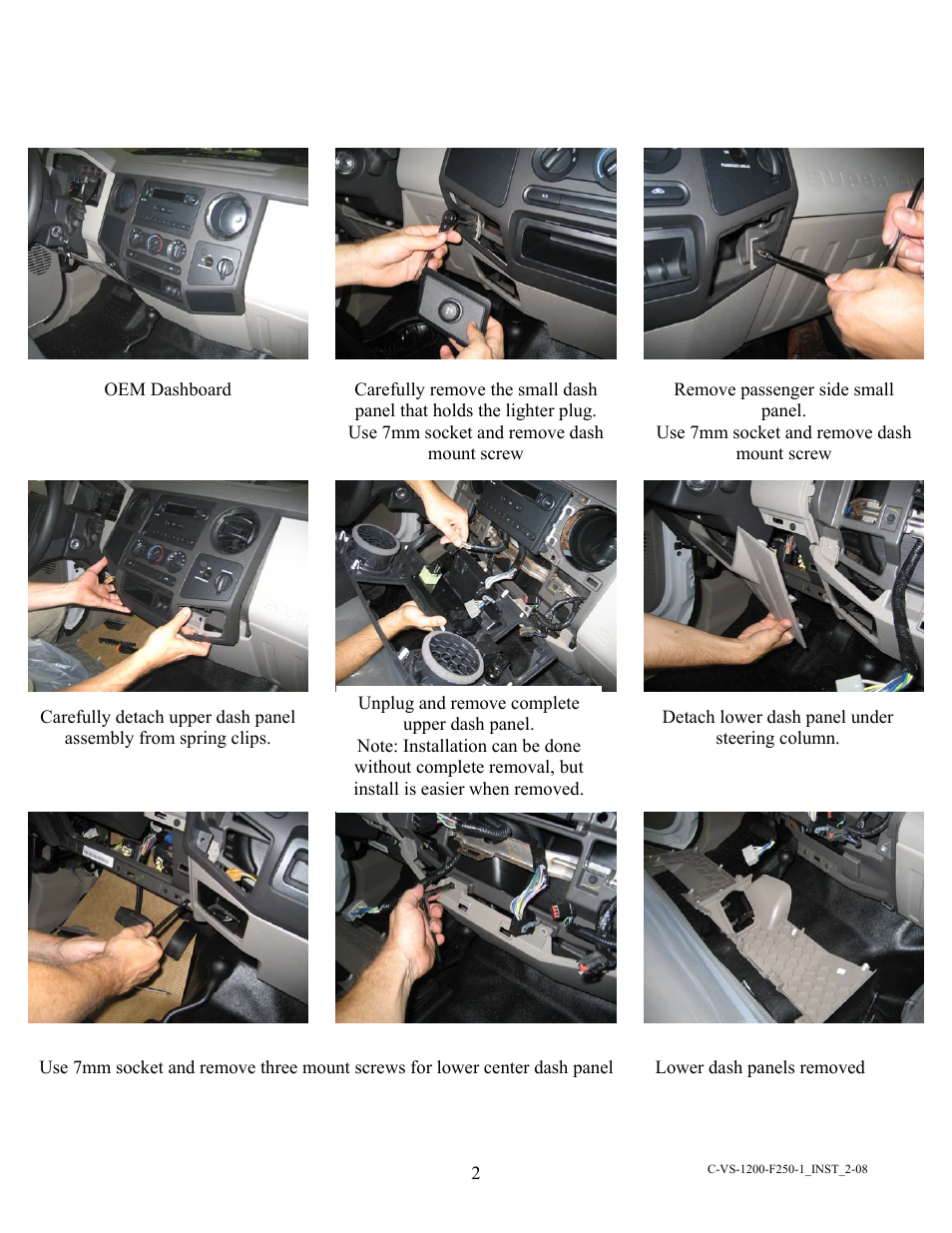 Havis-Shields C-VS-1200-F250-1 User Manual | Page 2 / 4