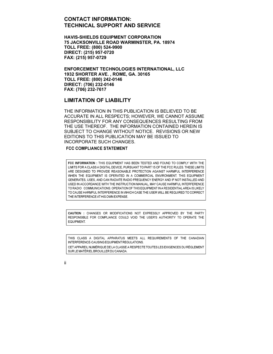 Havis-Shields PT-VIDEO-MDVR User Manual | Page 2 / 28