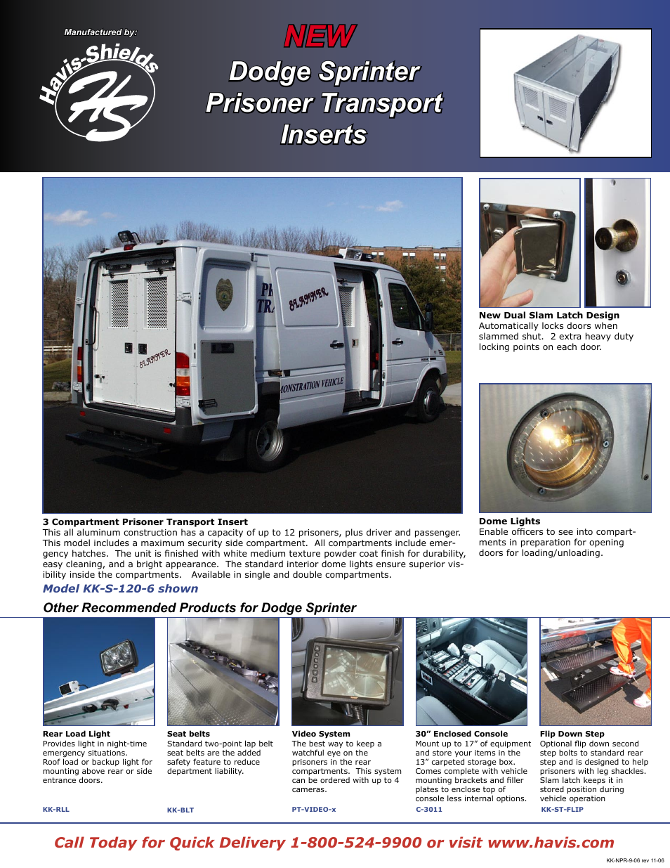 Havis-Shields KK-S-120-6 User Manual | 1 page