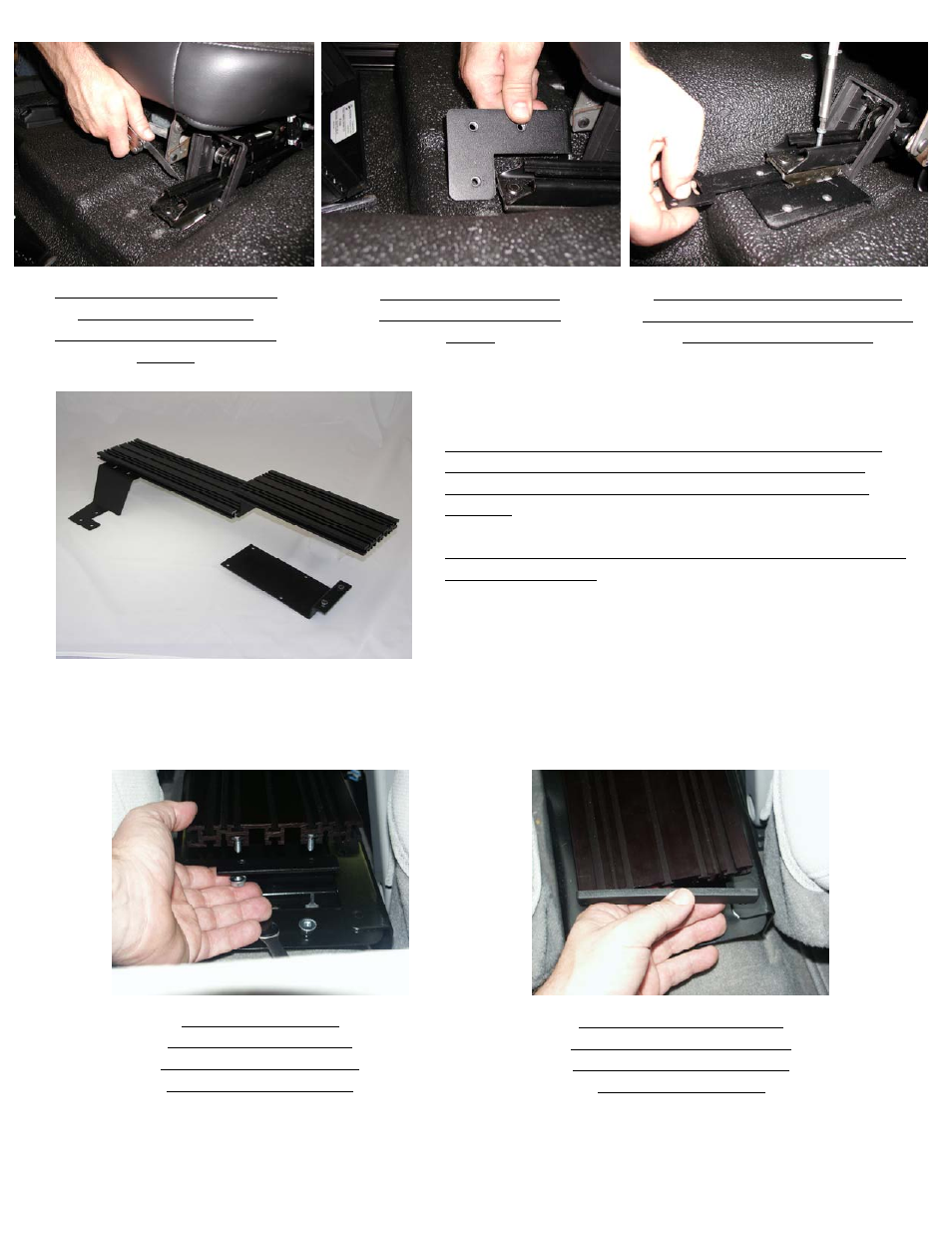 Havis-Shields Heavy Duty Trak Mount 2006-2009 Chevrolet Impala C-TM-IMP-1 User Manual | Page 3 / 4