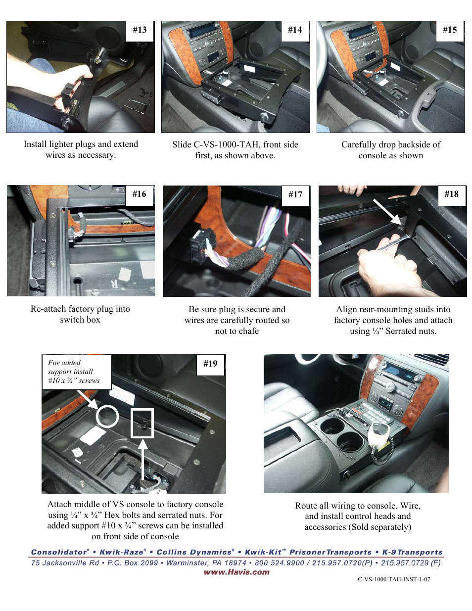 Havis-Shields C-VS-1000-TAH User Manual | Page 4 / 4